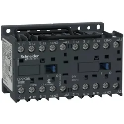 Schneider Electric LP2K0610BD Wendeschützkombination, 3p+1S, 2,2kW/400V/AC3, 6A, Spule 24V DC