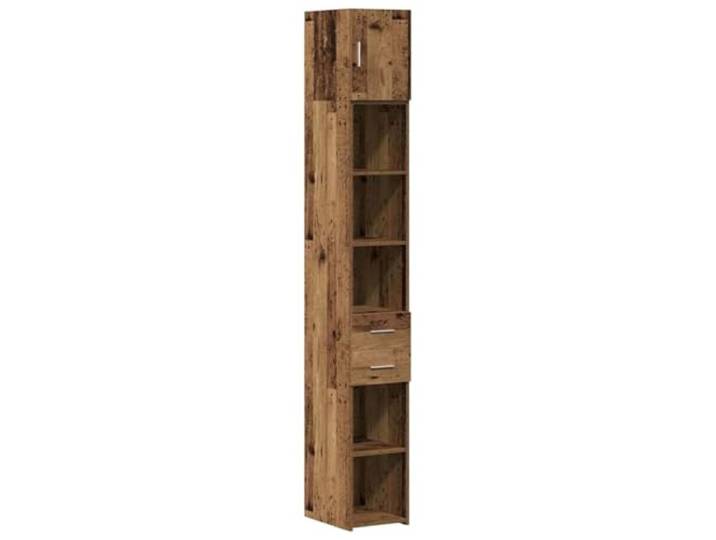 GFMGUEMV Aufbewahrungsschrank 2 Stück aus Holzwerkstoff 30 x 42,5 x 225 cm Schlankes Profil, robustes Holzwerkstoff, vielseitig einsetzbar, platzsparend, moderne Optik