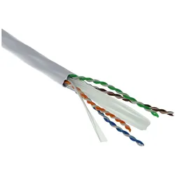 ACT PVC fest mit Paar Splitter (PVC, U/UTP, CAT6a, 305 m), Netzwerkkabel
