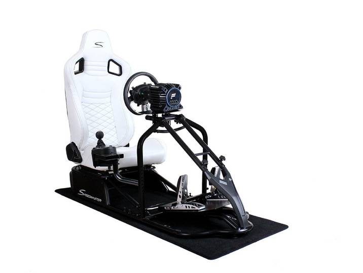 Speedmaster Simulator Cockpit Pro Sim Racing Cockpit Racing Wheel Stand SCHWARZ Gaming-Controller (Kompatibel mit allen gängigen Lenkrädern und Pedalen)