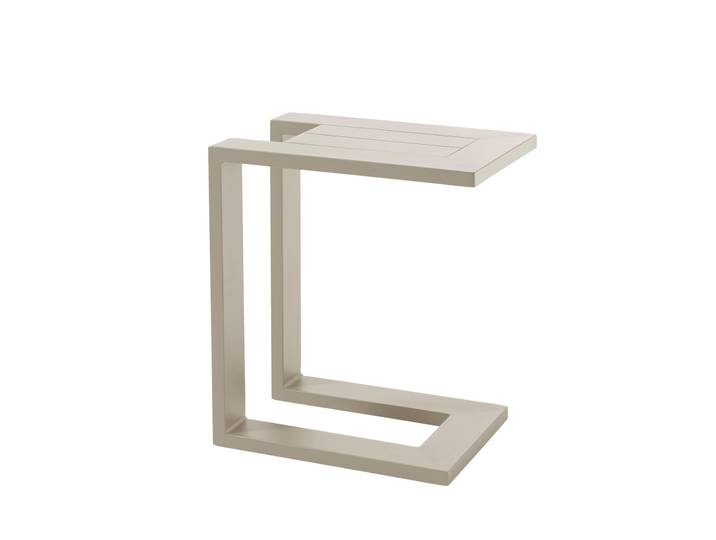 Oviala - Tablette pour bain de soleil aluminium