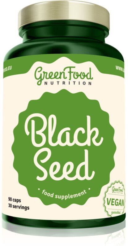 GreenFood Nutrition Black Seed aide à la digestion 90 cps