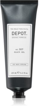 Depot 300 HAIR STYLING NO. 307 BLACK GEL gel styling para cabelos escuros 125 ml. 300 HAIR STYLING NO. 307 BLACK GEL