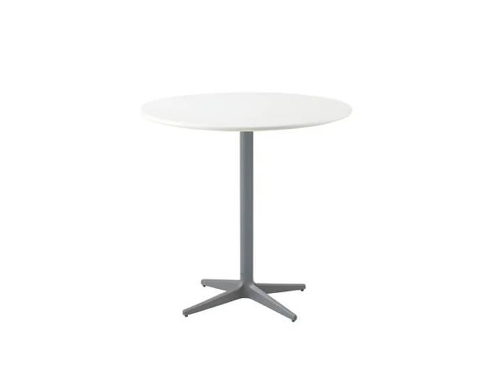 Cane-line Table de café Drop Ø80 cm White-light grey