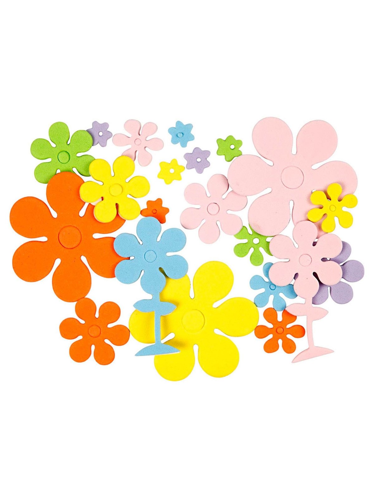 Creativ Company Foam molds Flowers 100st.
