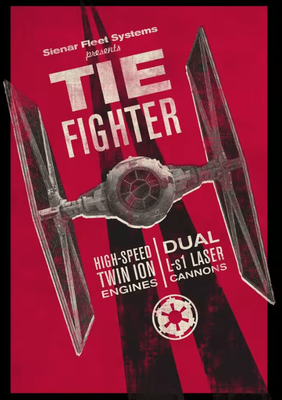 Inspire Curations Galactic Propaganda Tatooine Canvas Poster Retro Space Movie Wall Art 7 40x50cm
