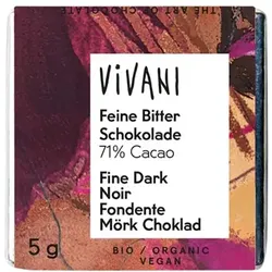 Schokoladentafel Nap - Feine Bitter 71% Cacao 5g