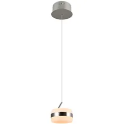 Trio LED-Pendelleuchte Dios Metall Silber