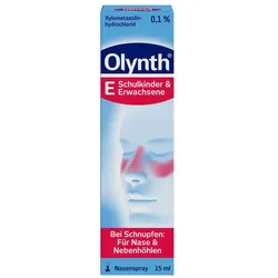 Olynth 0,1% abschwellendes Nasenspray Kinder & Erwachsene 15 ml