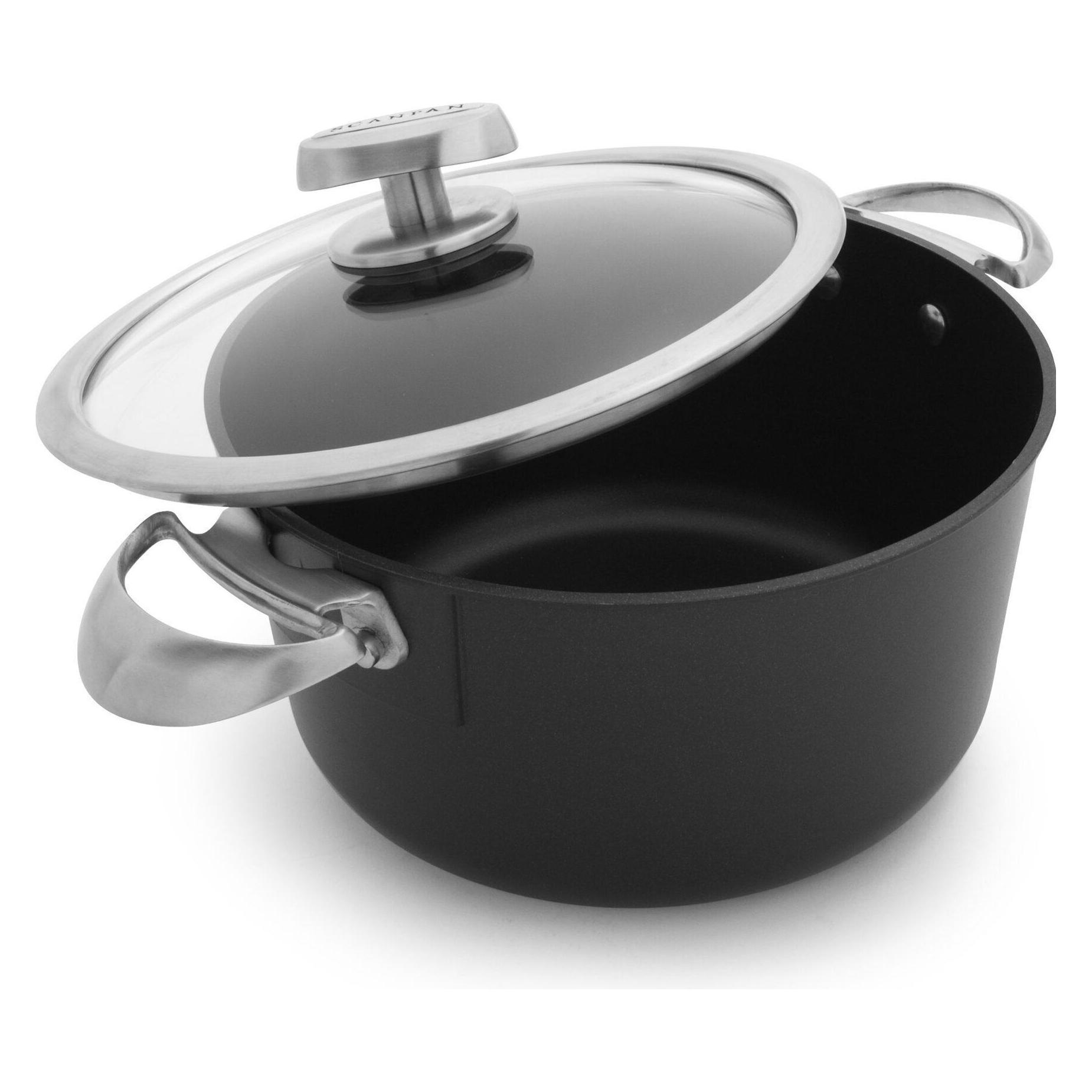 Scanpan 26 cm/6,5 L Kochtopf mit Deckel - Pro IQ (Kochtopf, Aluminium, Edelstahl, Stahl, 26 x 17.50 cm) (SP68252600)