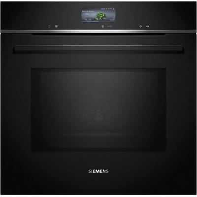 SIEMENS Backofen mit Mikrowelle "HM736GAB1", schwarz, B:59,4cm H:59,5cm T:54,8cm, Backöfen, Intelligenter Backofen dank Assistent mit Sprachsteuerung