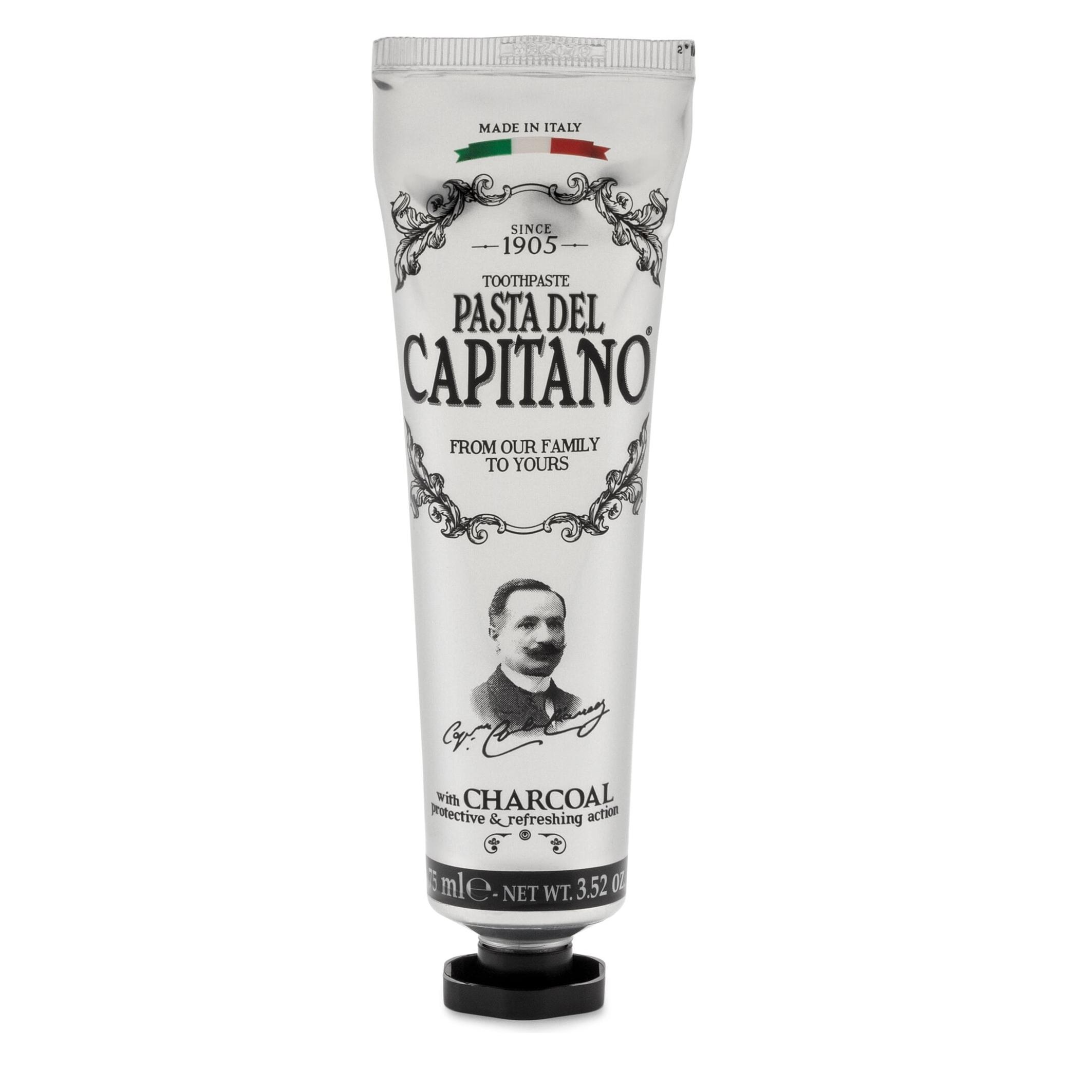 Capitano Pasta del - 1905 activated carbon toothpaste 75 ml (U) (75 ml) (manufactum-202348-8002140037702)