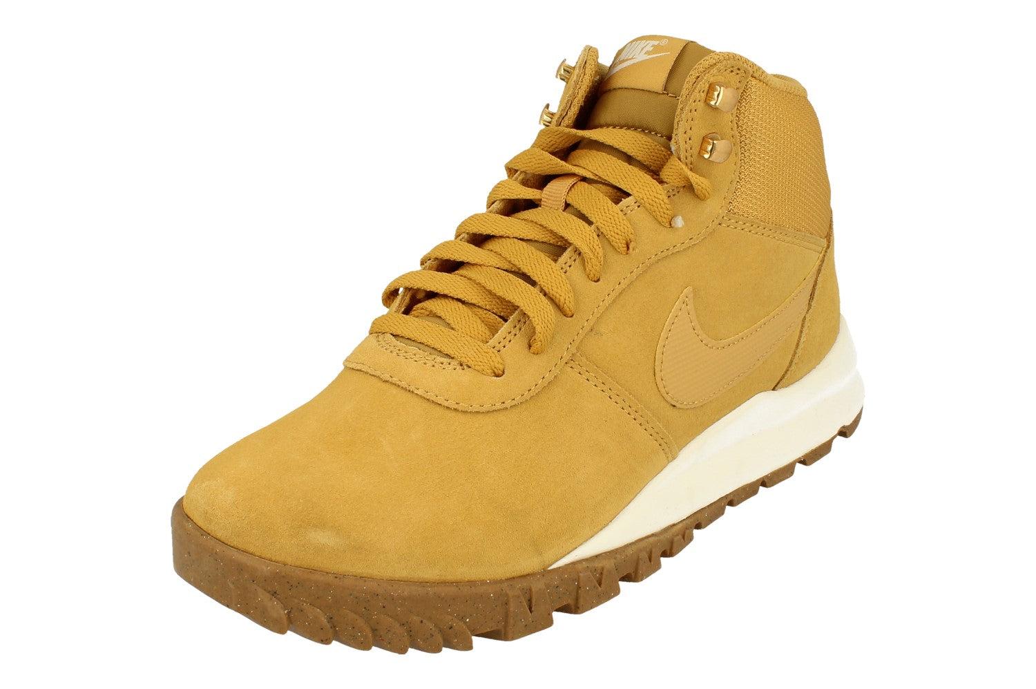 Nike Hoodland Wildleder Herren Stiefel Schuhe Braun Turnschuhe