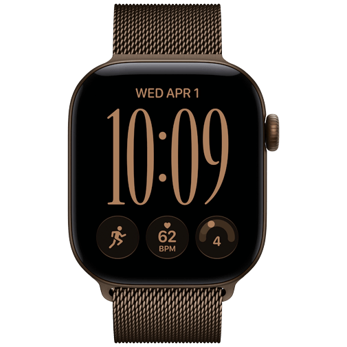 Apple Watch Series 12 42mm Bronze (Bronzen Milanese Armband)