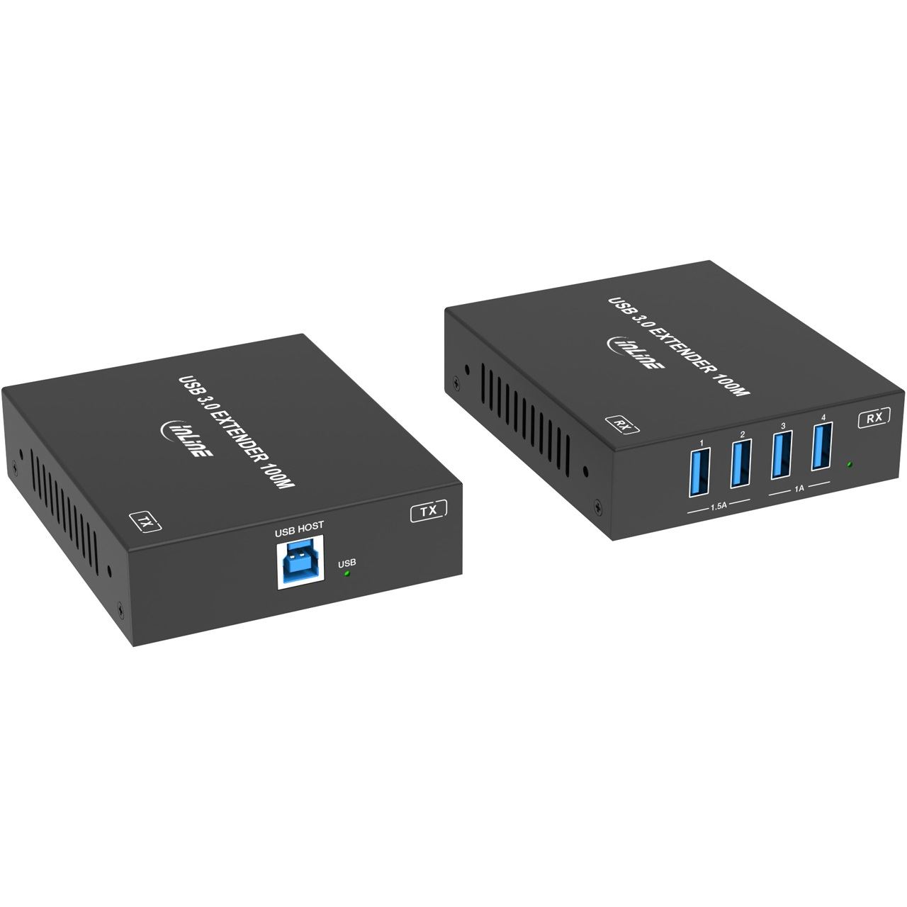 InLine USB Extender, Cat.6, USB 3.2, 100m, Set