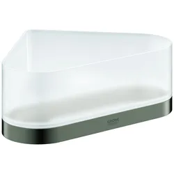 GROHE Eck-Duschablage Selection 41038 mit Halterung Glas/hard graphite geb., 41038AL0 41038AL0