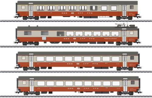 Märklin 42190 H0 4er-Set Personenwagen Swiss Express der SBB