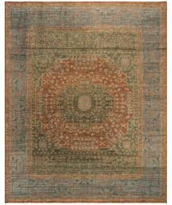 SAFAVIEH Hand-knotted Izmir Keira Traditional Oriental Wool Rug with Fringe