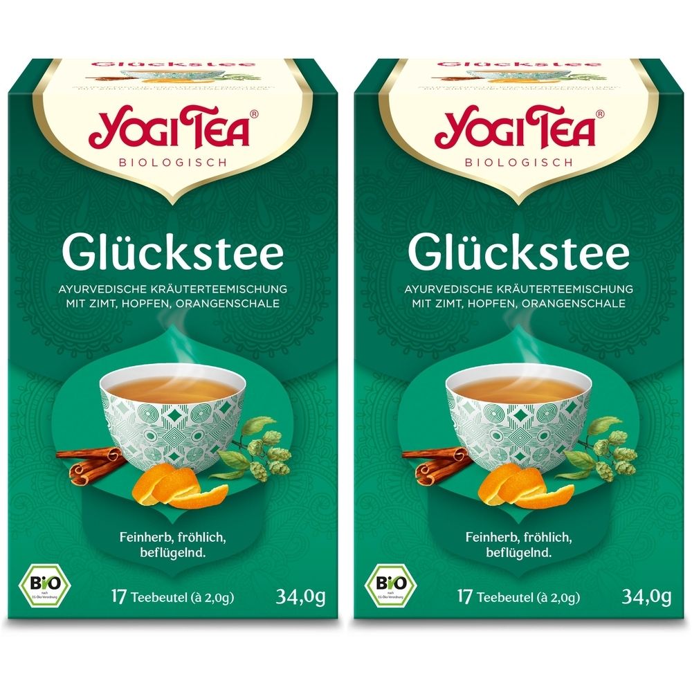 Yogi Tea Bio Glücks Tee 2x17x1,8 g