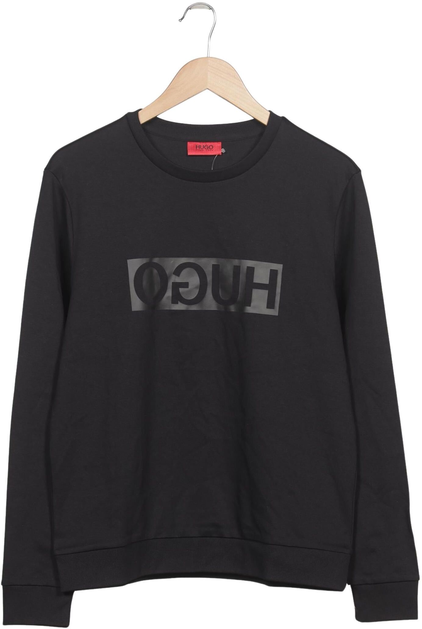 Hugo by Hugo Boss Herren Sweater, Schwarz, Gr. S, Baumwolle - Second Hand