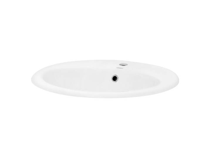 Ml-Design Waschbecken, Weiß, Keramik, 48.5x19.5x57 cm, Badezimmer, Waschbecken & Armaturen, Waschbecken