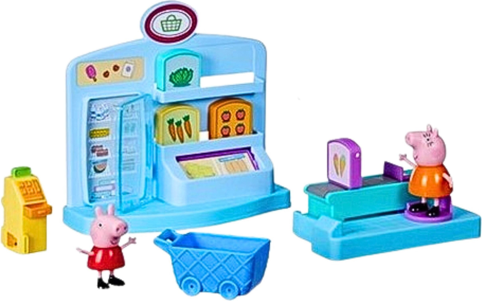 Hasbro Peppa Wutz Peppa gaat winkelen speelgoedfiguur
