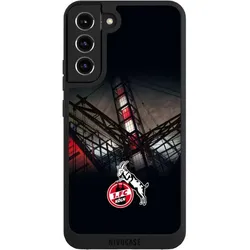 Nivocase Handyhülle für Samsung Galaxy S22+ Hülle NIVOpure Case Schwarz 1. FC Köln Offizielles (Samsung Galaxy S22+), Smartphone Hülle, Schwarz