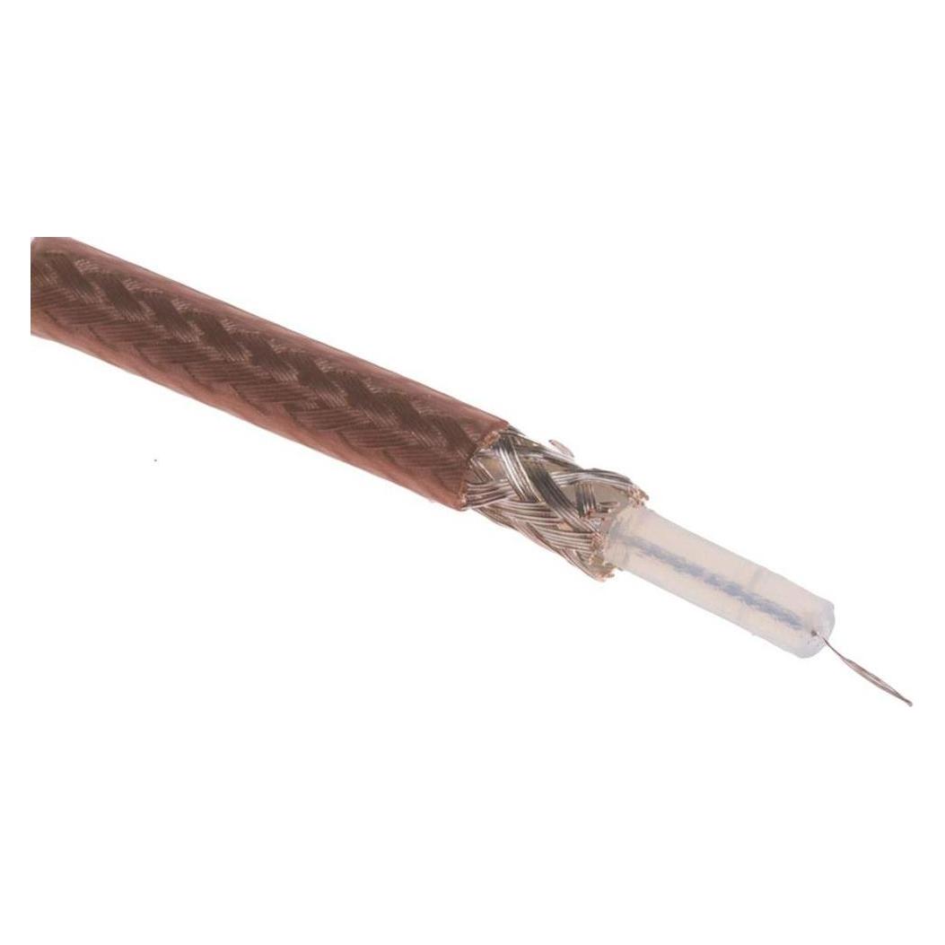 RS PRO RS RG179 coaxial B/U FEP brown 25m (75 dB) (9060638)