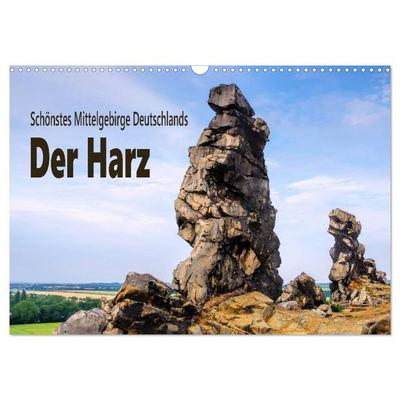 Der Harz - Schönstes Mittelgebirge Deutschlands (Wandkalender 2026 DIN A3 quer), CALVENDO Monatskalender