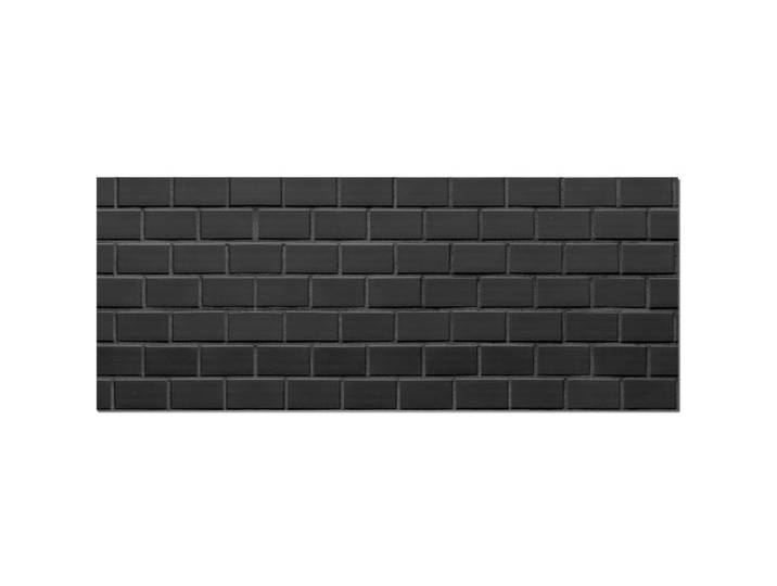 Panorama Crédence Adhésive Cuisine Brique Noire 60x300 cm - Crédence Adhésive pour Cuisine - Protege Mur Cuisine