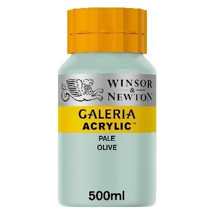 Winsor & Newton Galeria Acrylic 500Ml Pale Olive 435 (500 ml) (2150435)