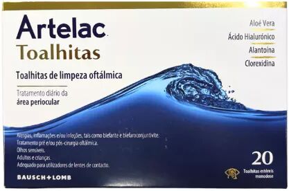 Bausch & Lomb Artelac Toallitas Oftálmicas x20