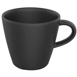 6er-Set Villeroy & Boch Kaffeetasse Manufacture 150 ml Premium Porcelain Schwarz M (Medium)