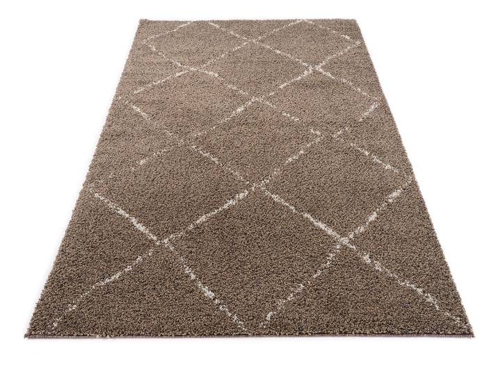 Hochflor-Teppich OCI DIE TEPPICHMARKE Stockholm Gr. 3, braun, B:120cm H:30mm L:170cm, Kunstfaser, Teppiche, Hochflor-Teppich, Langflor, Shaggy, Wohnzimmer