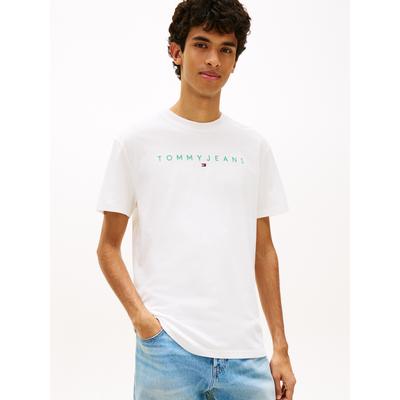 Tommy Jeans "TJM REGULAR LINEAR LOGO EXT" Rundhals, Regular Fit