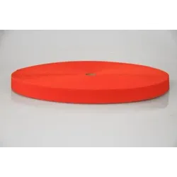 Hosenträgerband | elastische Bandware | Gummiband | 25 Meter | 25 mm Breit | orange