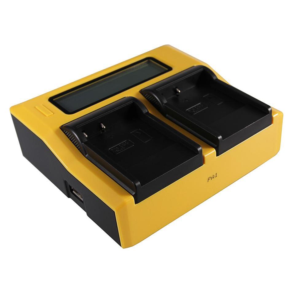 Patona Dual LCD USB Ladegerät f. BENQ Casio NP-40 DC P500 E520 E520+ E610 Casio NP-40 Casio (Kamera Akku Ladegerät) (34652672)