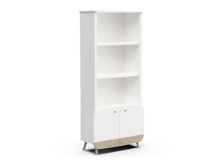 habeig Kinderschrank #316, Kommode, Bücherregal, blau, weiß, Holz, Höhe 177cm, Kinderzimmer, Schrank (weiß/Natur)