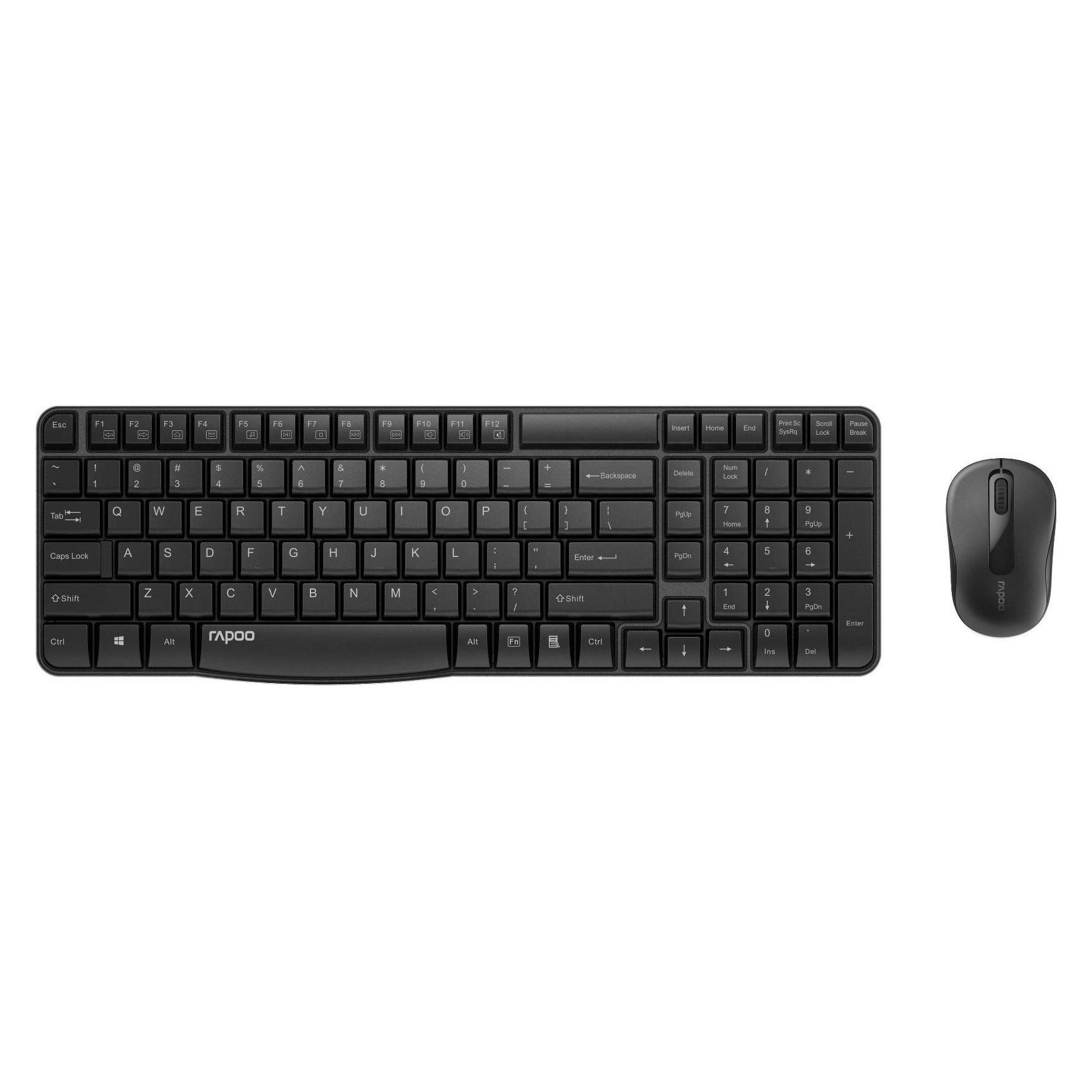 Rapoo Wireless Kit X1800S US-I Black (US, Kabellos) (142389)