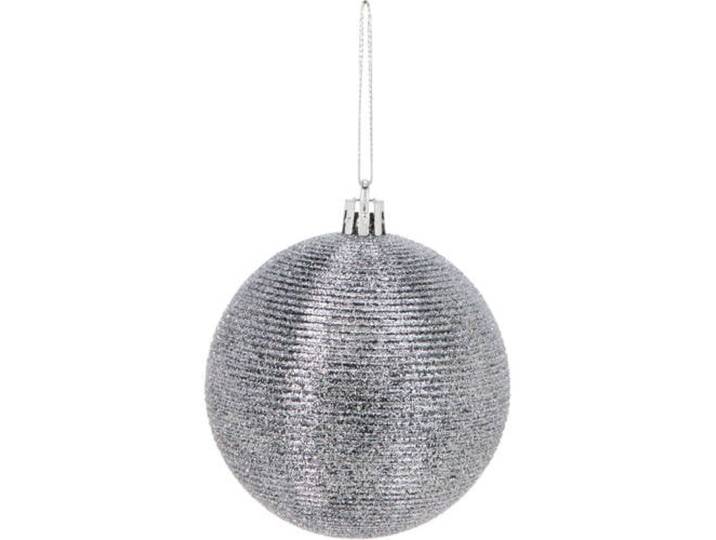Home & Styling Collection Kerstbal polystyreen zilver - 3 stuks (ø8 cm)