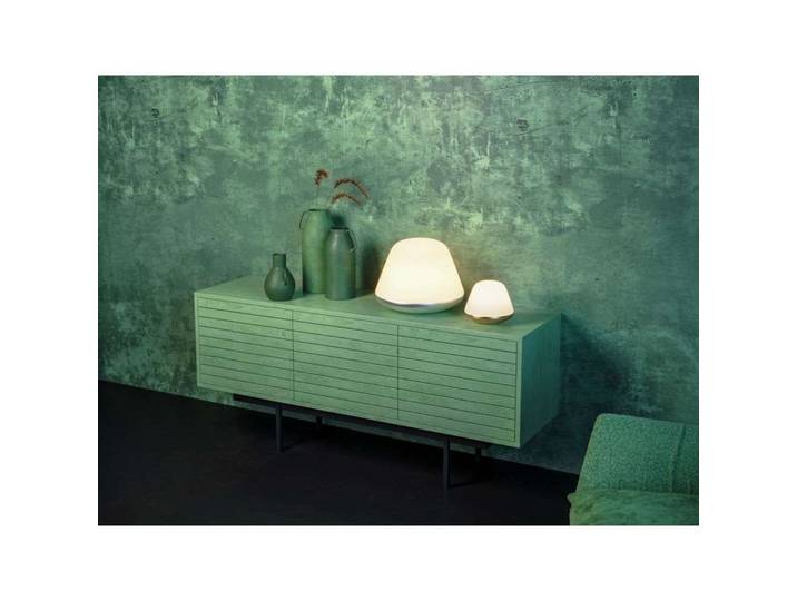 Bloom Tischleuchte Small Silver- Herstal - Wohnzimmer - Metall