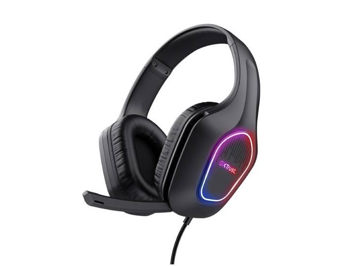 Trust GXT416 ZIROX LED Headset Zwart