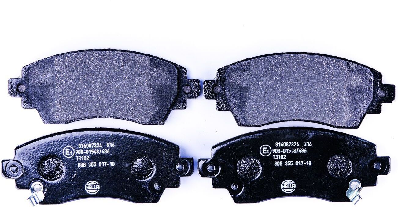 HELLA 8DB 355 017-101 Brake pad set