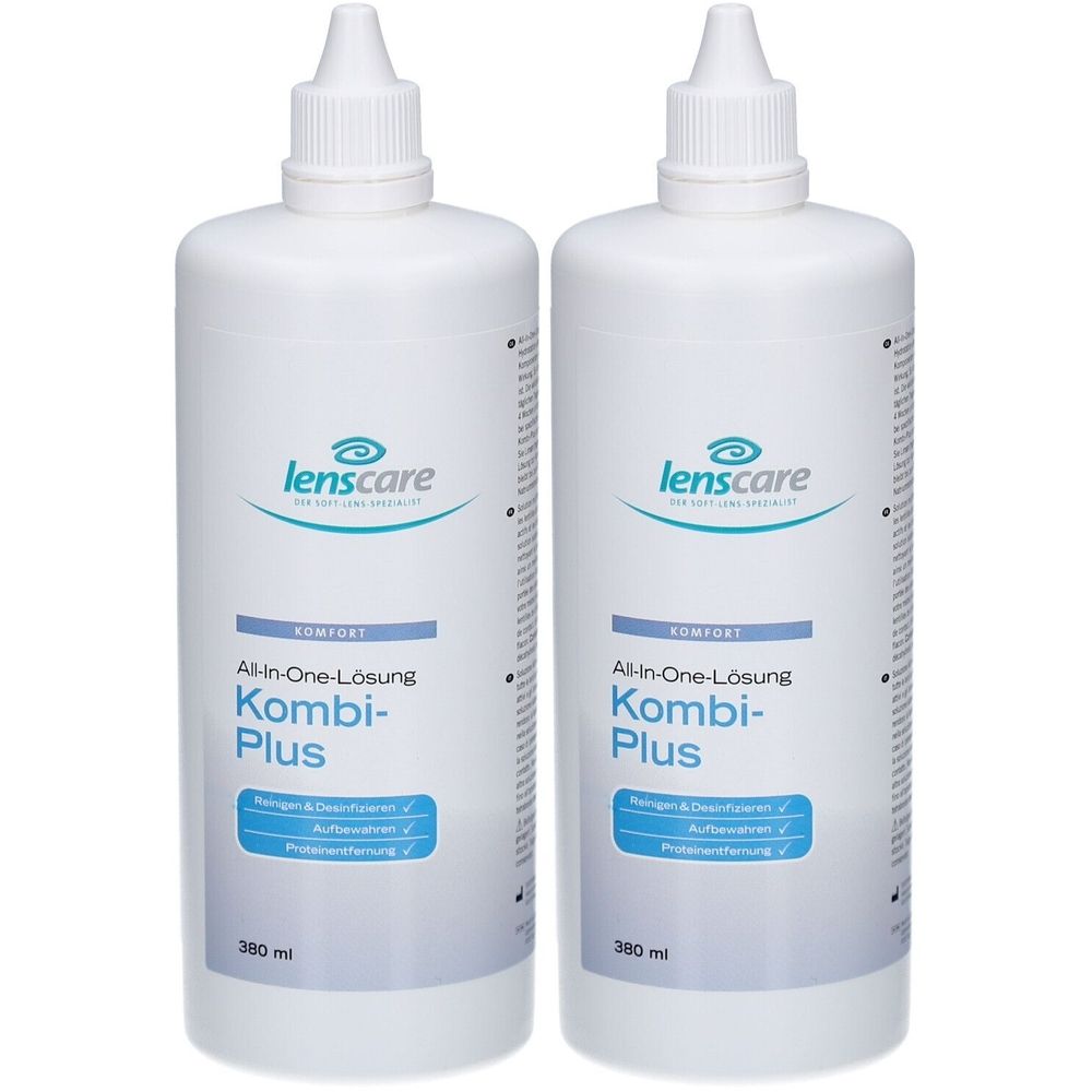 Lenscare Kombi Plus x2 2x380 ml Lösung