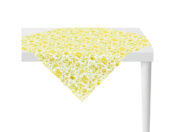 Tischdecke 6911 88 x 88cm Gelb/Weiß/Gelb