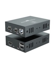 LevelOne HDMI over Cat.5/6 Extender kit 4K 100m schwarz (HVE-8111)