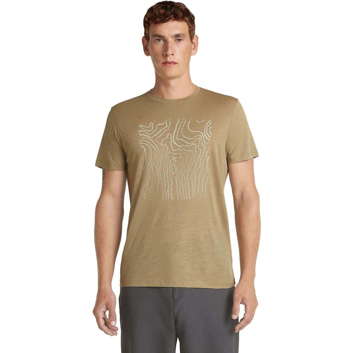 Icebreaker Men M 150 Tech Lite Short Sleeve Tee Great Heights cumin (IB0MO) XL 0A57K3IB0MO-XL