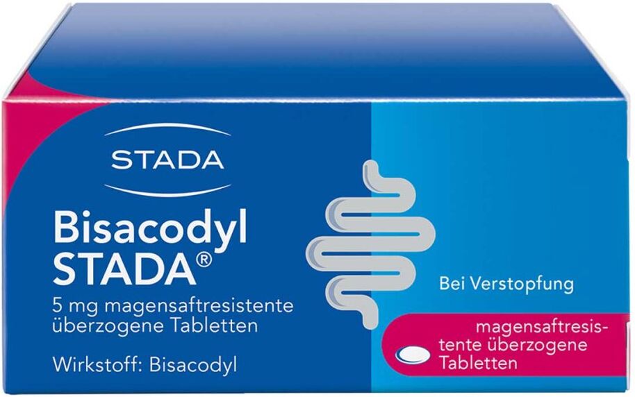 Bisacodyl STADA 5 mg Abführmittel zur Hilfe bei Verstopfung