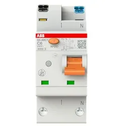ABB SX-ARC1C6 AFDD mit Sicherungsautomat C-Char., 6 kA, 6A, 1P+N, 2TE FlexLine Push-in Technologie AFDD schützt vor Fehlerlichtbögen 2CSA255908R9064