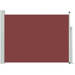 vidaXL Einziehbare seitliche Terrassenmarkise 120x500 cm Modell Eolia in Braun